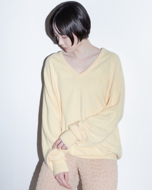 1980s Christian Dior - v-neck knit sweater