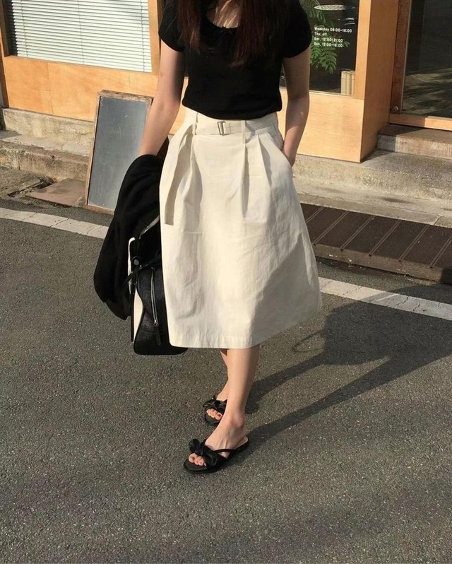 (予約) Fil. / Satin ribbon sandal