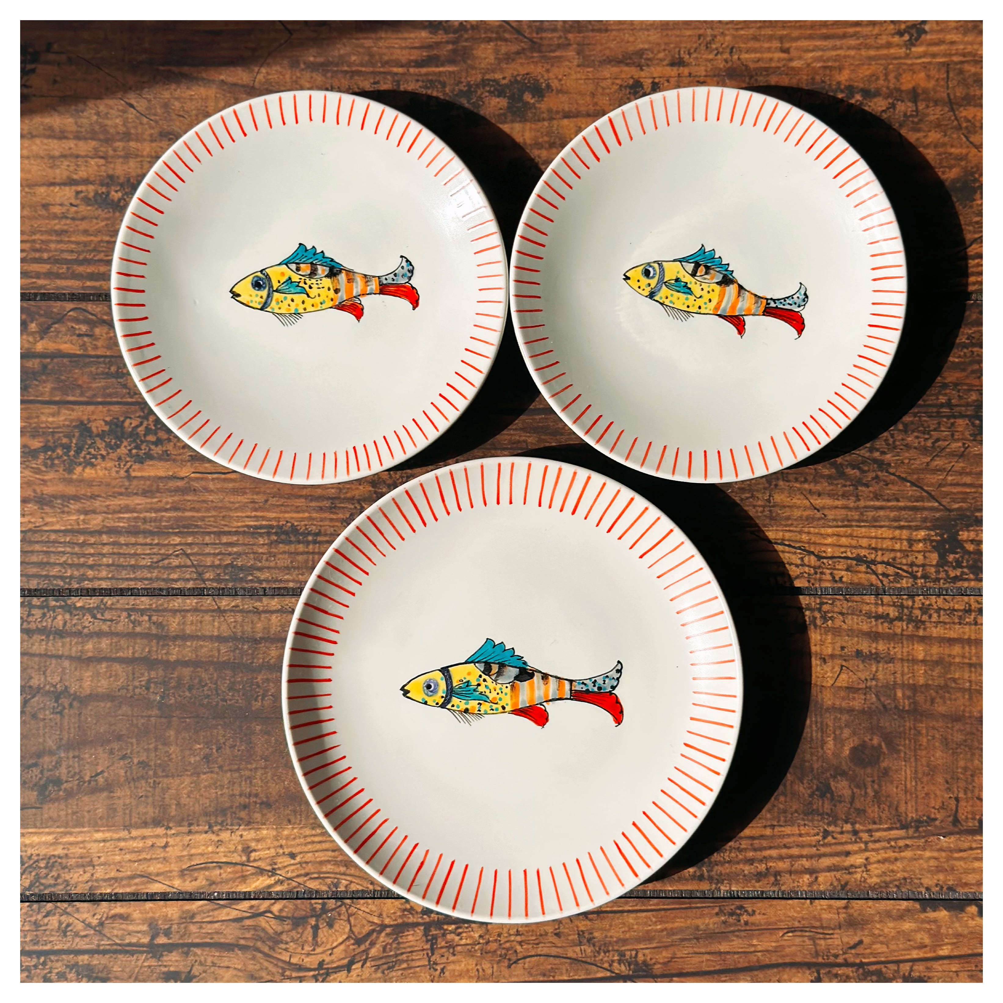 ベトナムのバッチャン焼き 蓮柄の小鉢4枚セット | Kc-Labo's shop