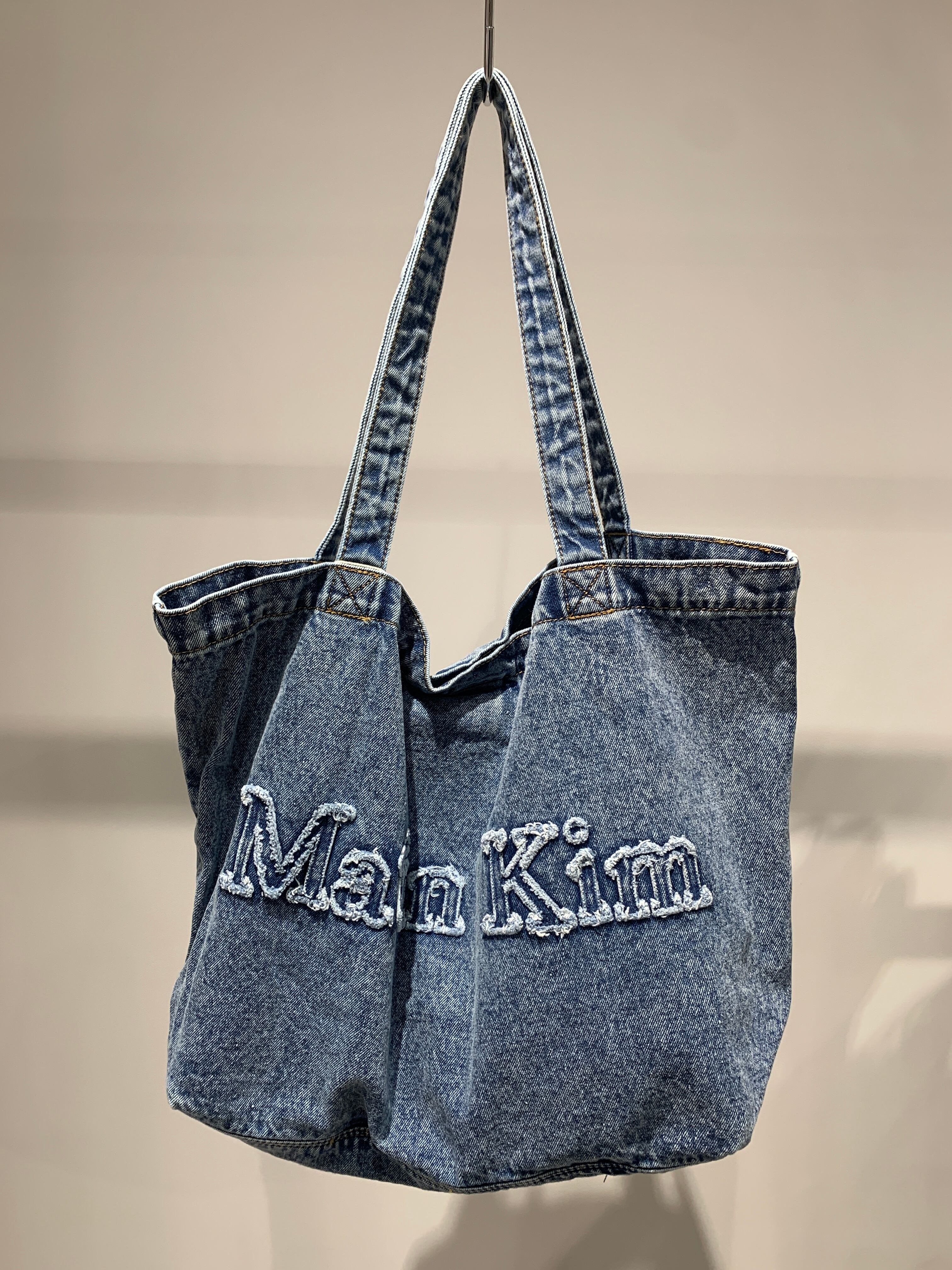 Matin Kim denim big tote bag | peache select