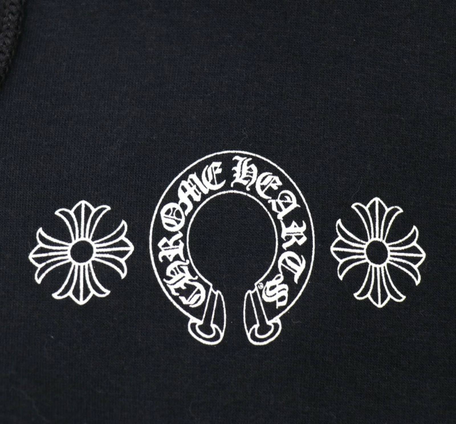 X　Plus Cross FuckYou クロムハーツ CHROME HEARTS クロムハーツ FUCKYOUプリント ダガージップパーカー CH