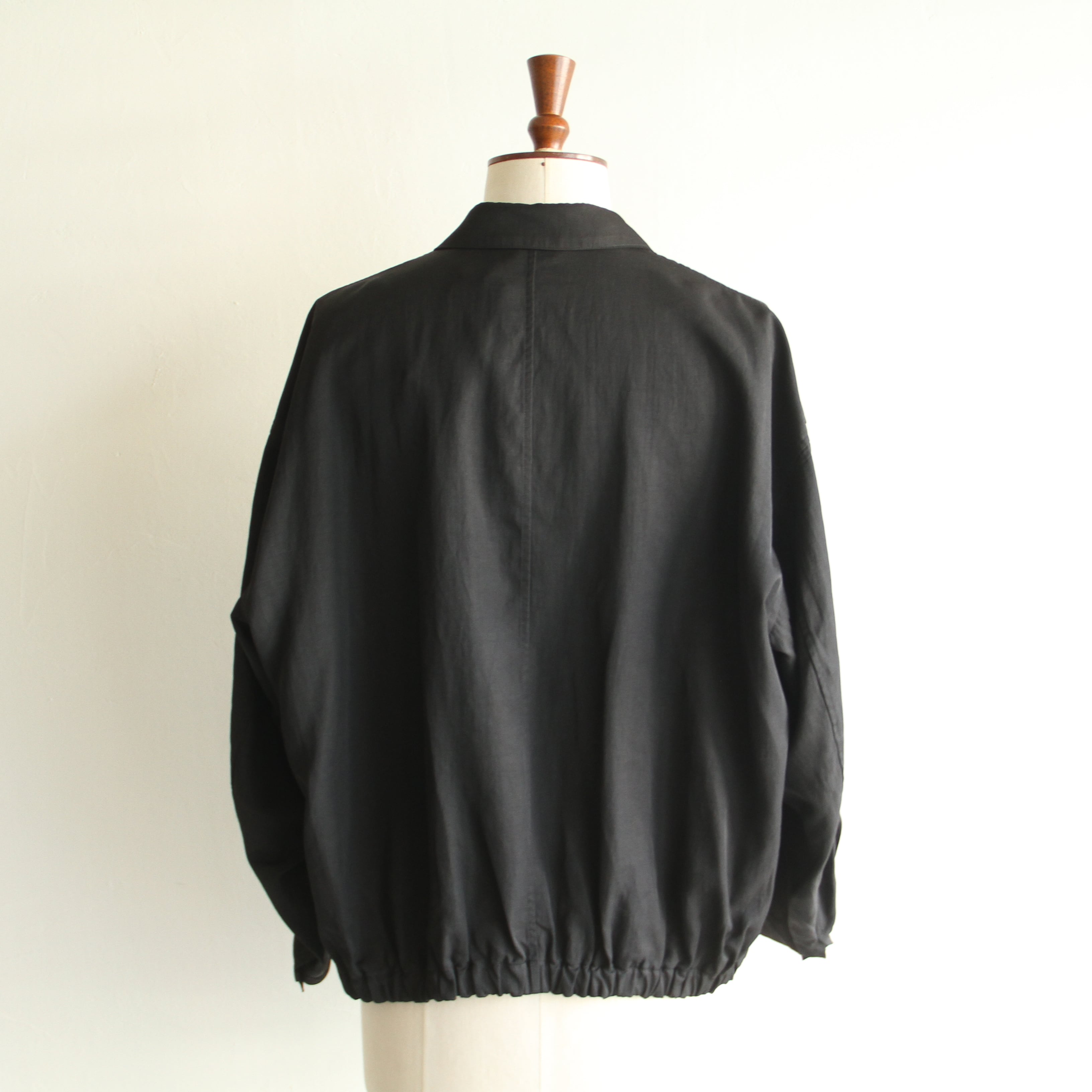STILL BY HAND Pigment print zip up blouson | Terminal