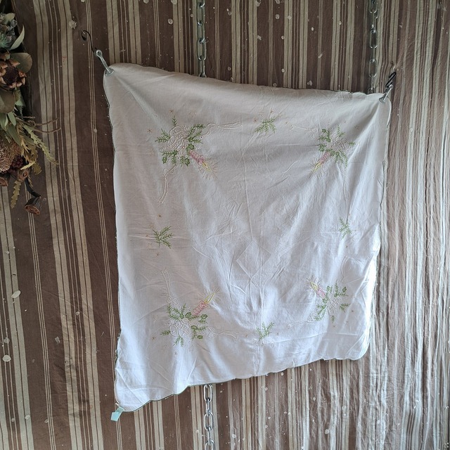ヨーロッパ 刺繡クロス used [507041]
