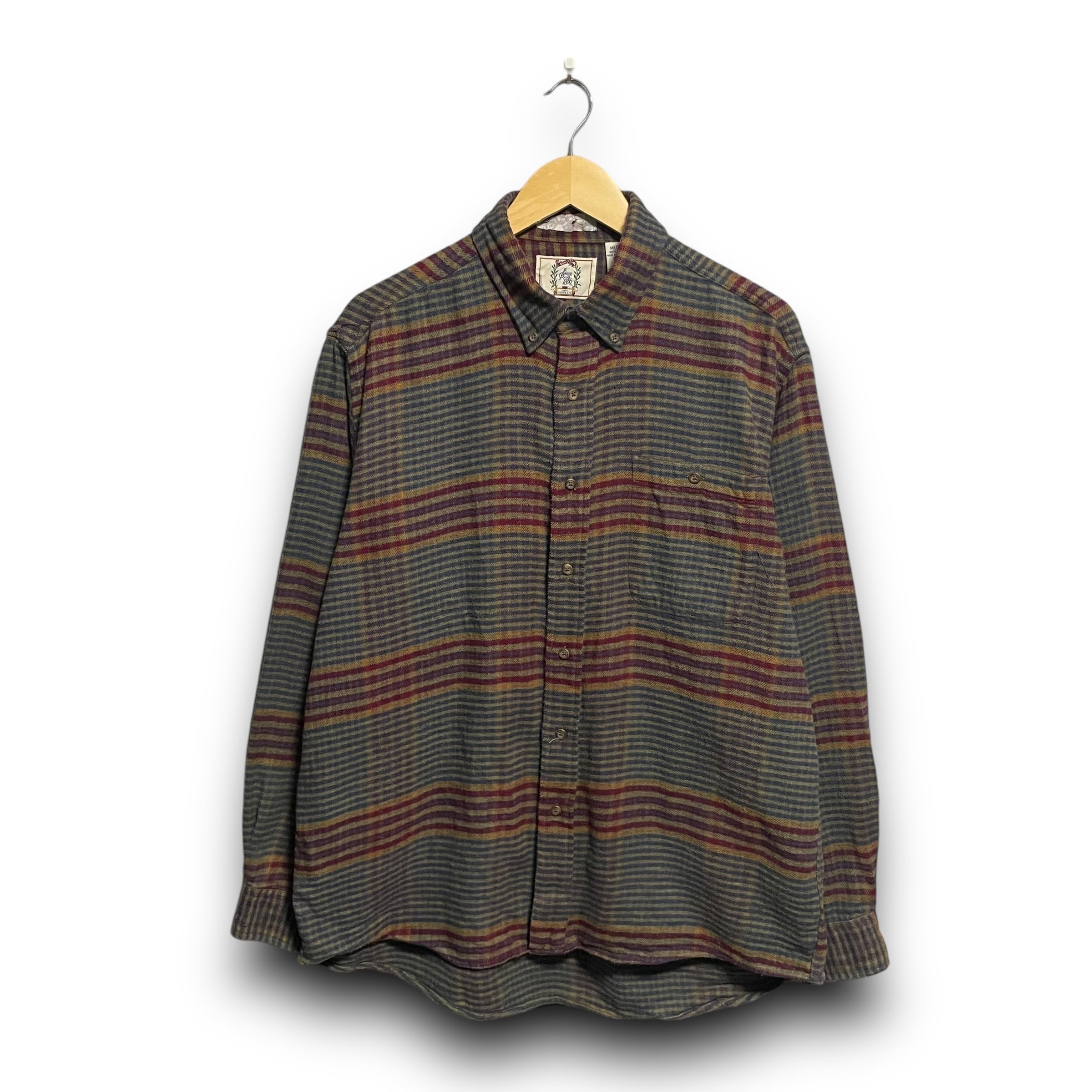 M】【90年代】Sears シアーズ チェック柄 ボタンダウンシャツ M】【90年代】Sears シアーズ チェック柄 ボタンダウンシャツ