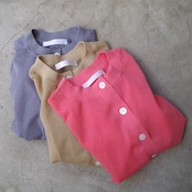 one f Sheer Cardigan BEIGE 再入荷