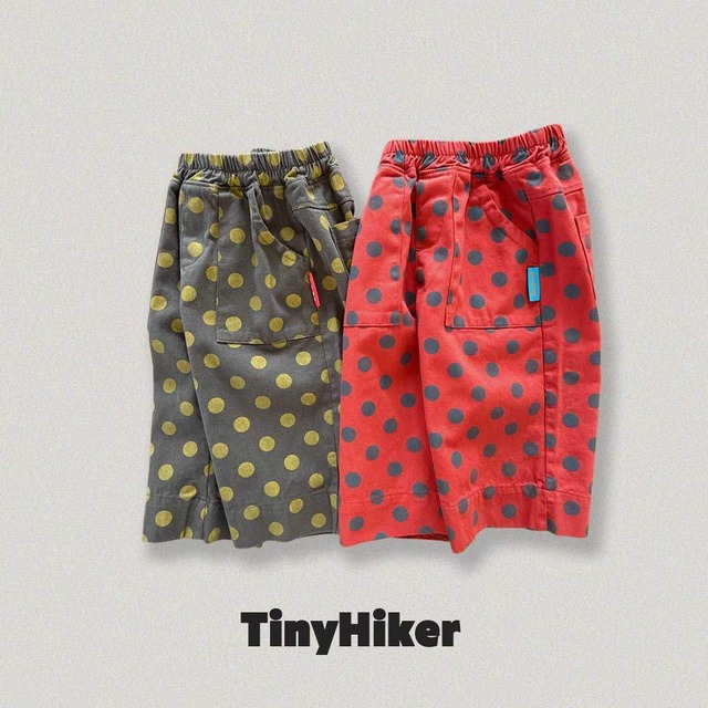 【2点送料無料】«予約»«TinyHiker» ドットポケットパンツ 2colors