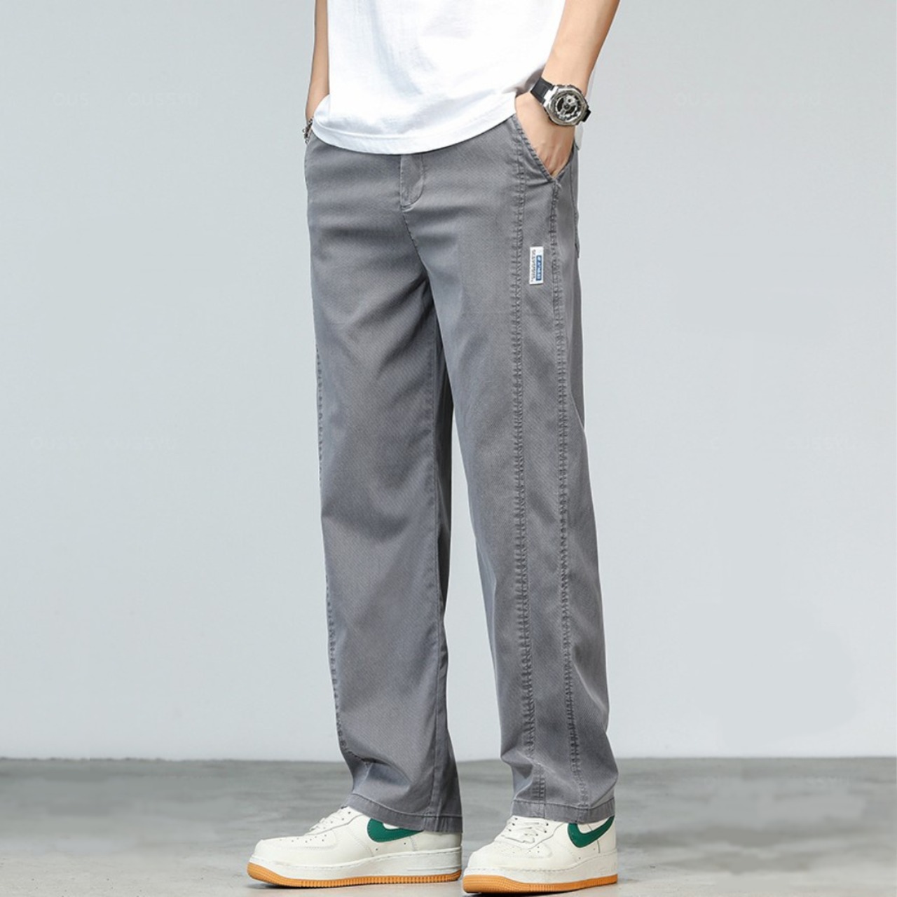 【M-5XL】Soft Lyocell Fabric Pants / ソフト リヨセル ファブリック パンツ