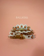 Royal peacock collection 第一弾【Smoky Quartz】孔雀のヘアクリップ