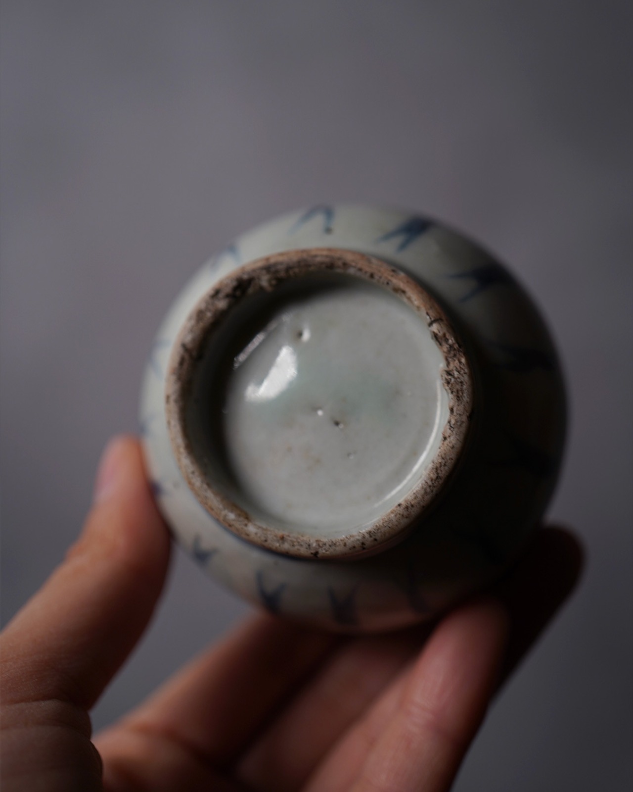 徳利　古伊万里　蛸唐草文　/　江戸後期