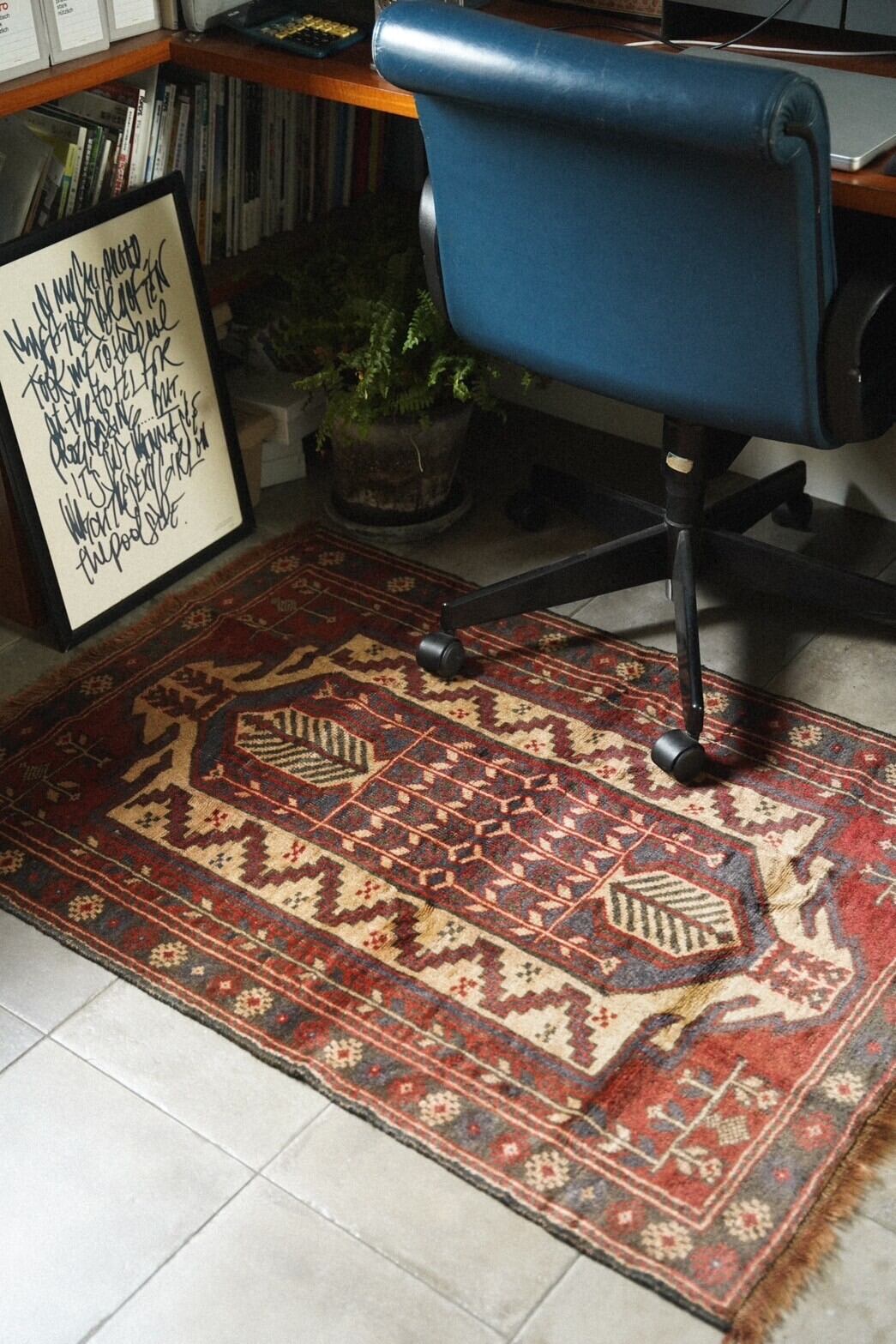 1337-Vintage Baluch rug