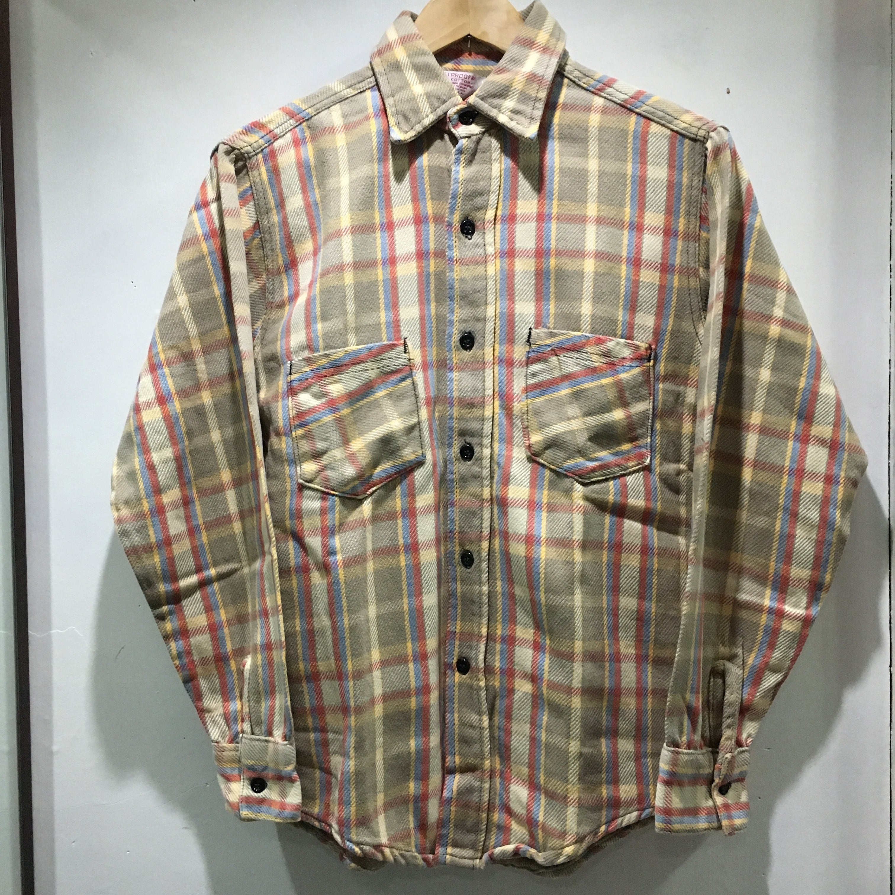 70's FROSTPROOF FLANNEL  SHIRT  (beady clothing)