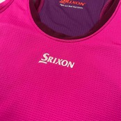 SRIXON スリクソン ノースリーブ シャツ スカート サイズ M/パープル系/レディース/ゴルフ/スポーツ
