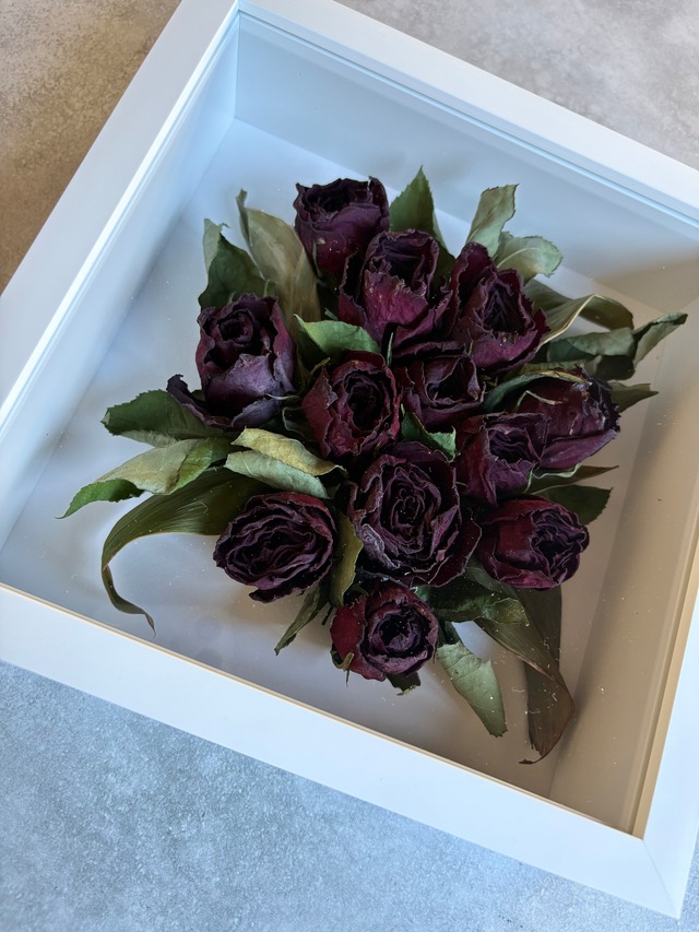 【お手持ちのお花で作る】アフターブーケフレームアレンジ