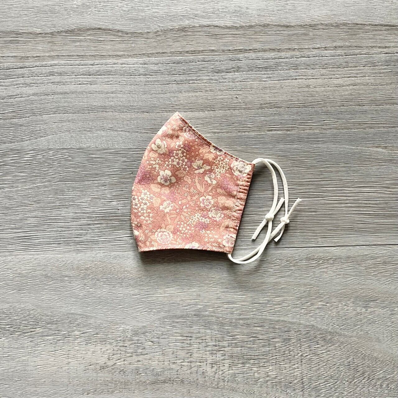 大人用マスク 花柄 ピンク