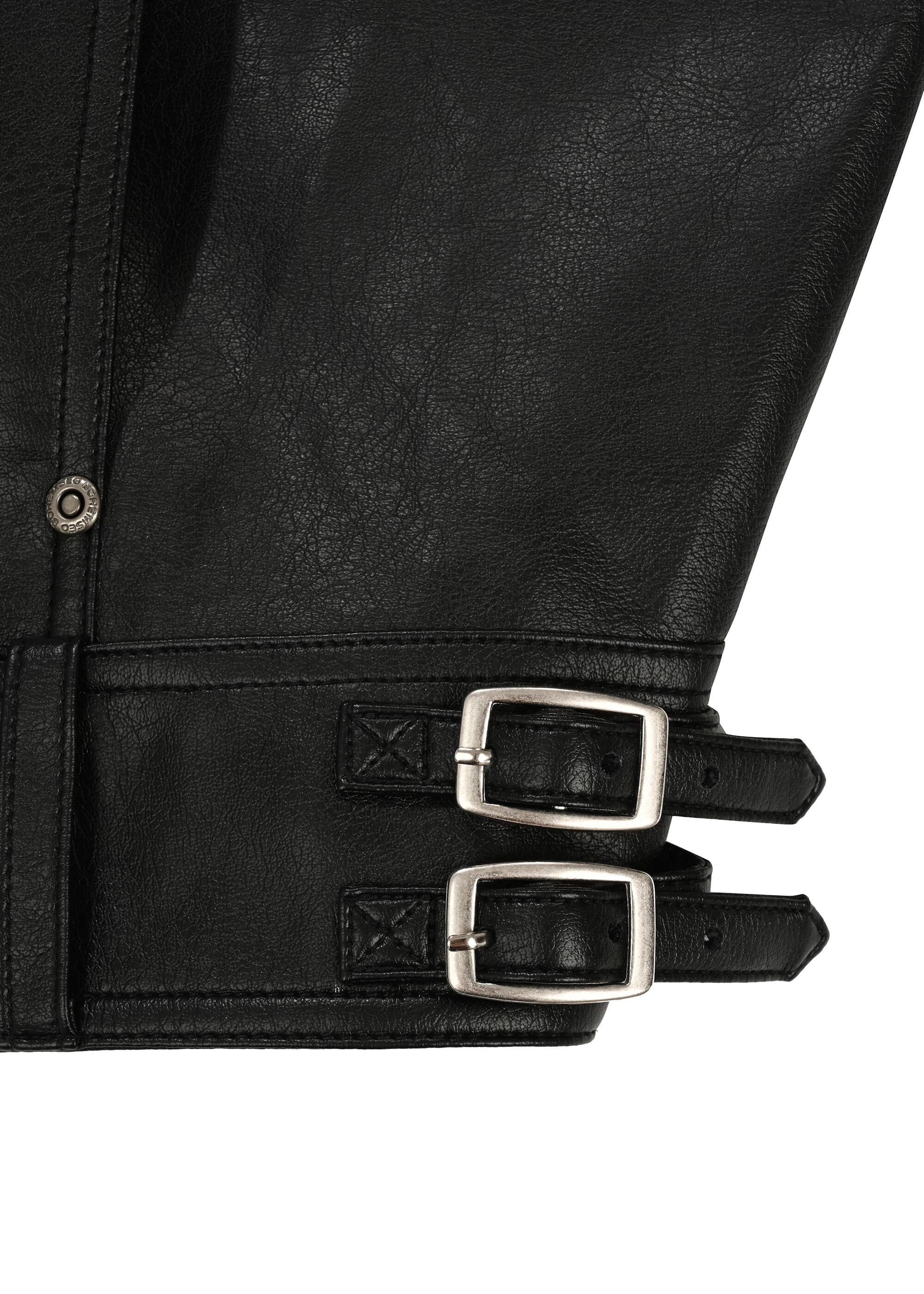 BOHEMIAN SEOUL] ASYMMETRICAL RIDER JACKET, BLACK 正規品 韓国