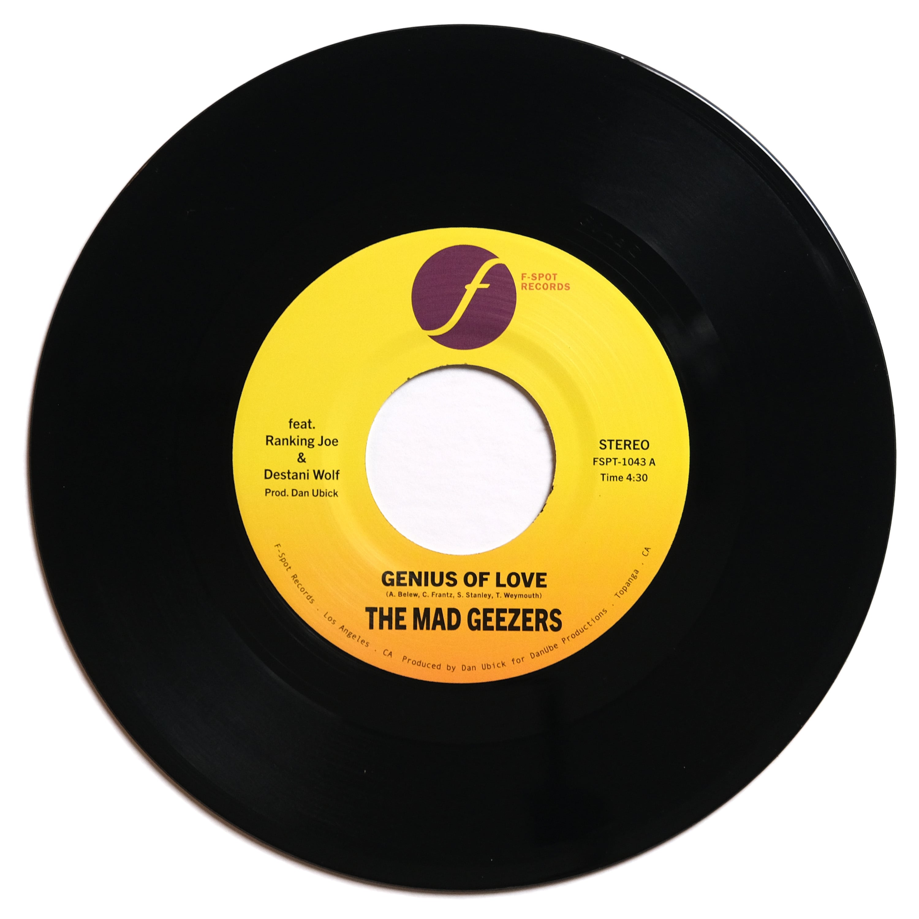 1月9日発売予定】『THE MAD GEEZERS』“Genius of Love / Genius of Dub