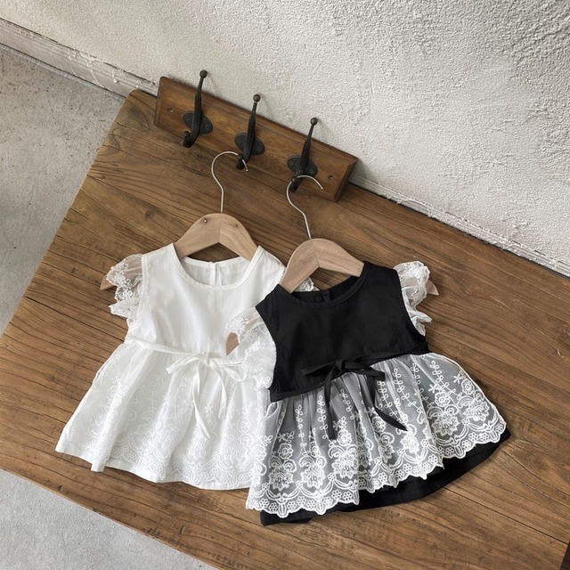 【BABY】2024夏新作　レースプリンセスワンピース