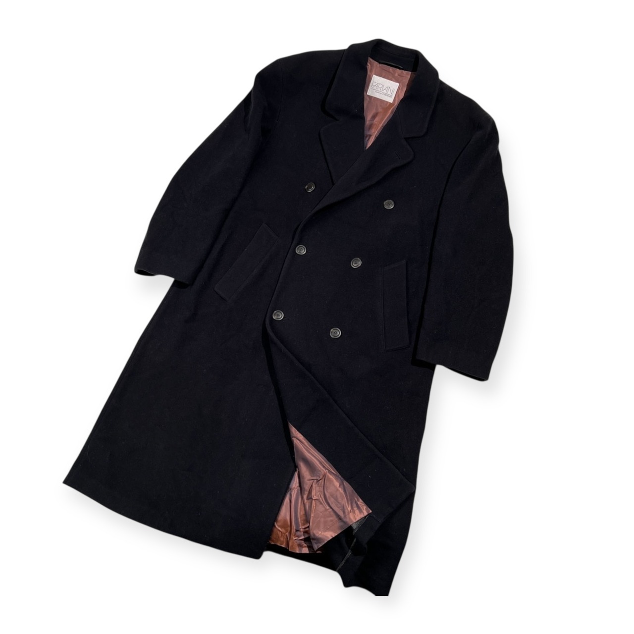 ビンテージ FARIANI ファリアーニ ロング ダブル チェスターコート サイズ 50 /ドイツ製/オールド/メンズ