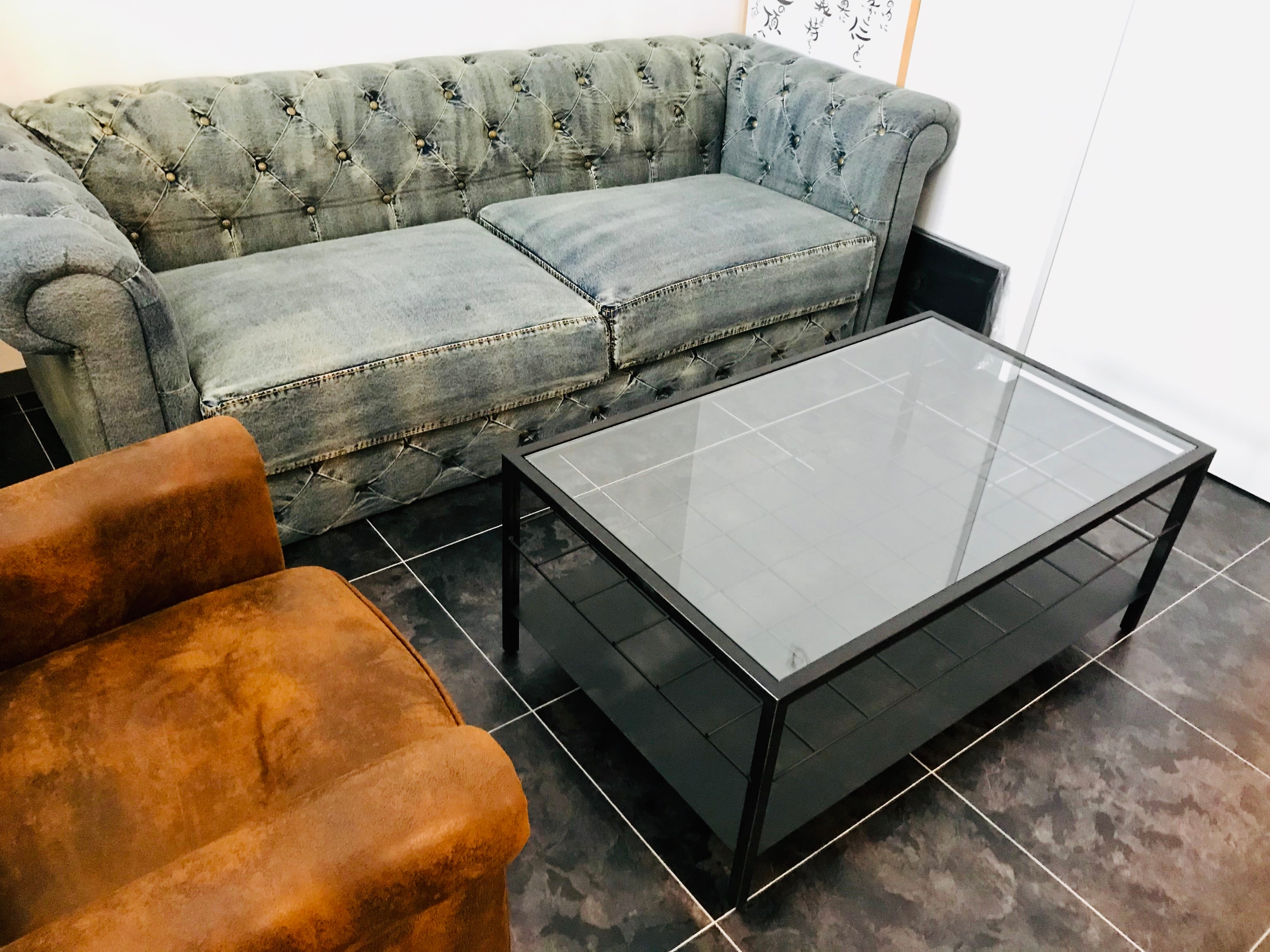 おしゃれ] [人気] アイアン ソファテーブル インタストリアル