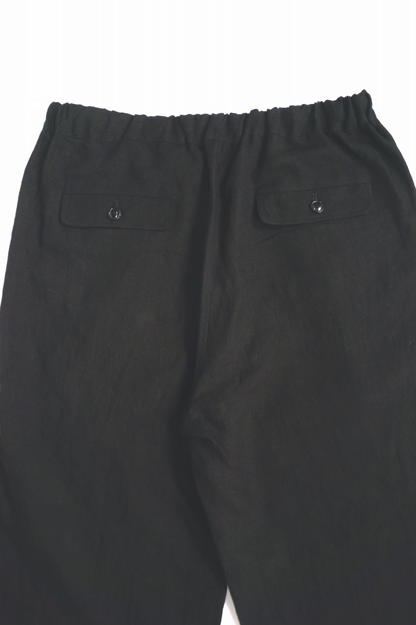 Belgium Linen High-Density Wide Pants