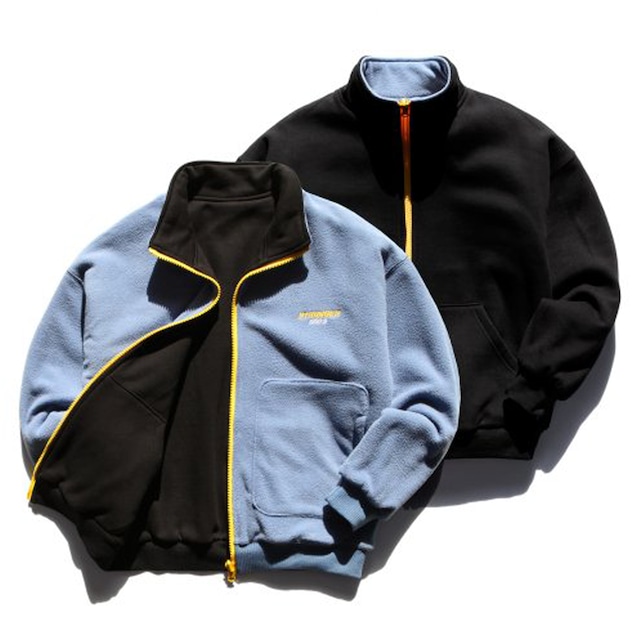 [PERSTEP] Keep Fleece Dual Zip up Blue Gray 正規品  韓国 ブランド フリース ジャケット