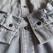 80's LLBean　エルエルビーン　ストライプシャツ　スナップボタン　シャツジャケット　M　メンズ　ワーク　ハンティング　デニム 商品写真7