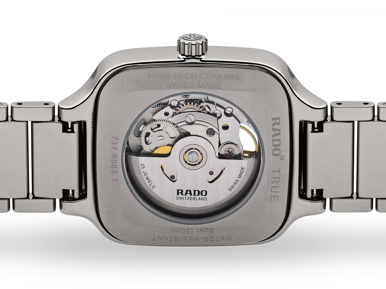 【RADO ラドー】True Square Automatic Open Heart トゥルースクエア オープンハート（ブルー）／国内正規品 腕時計