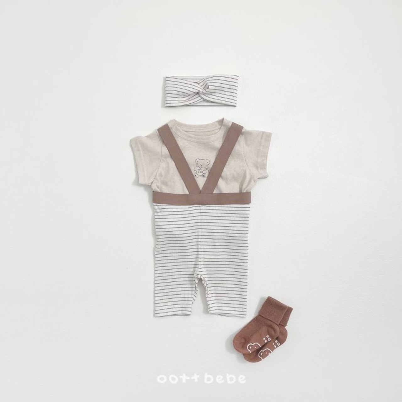 [oottbebe] Sherbet Suspenders Leggings (Bebe) / [오뜨베베] 샤베트멜빵레깅스(베베)