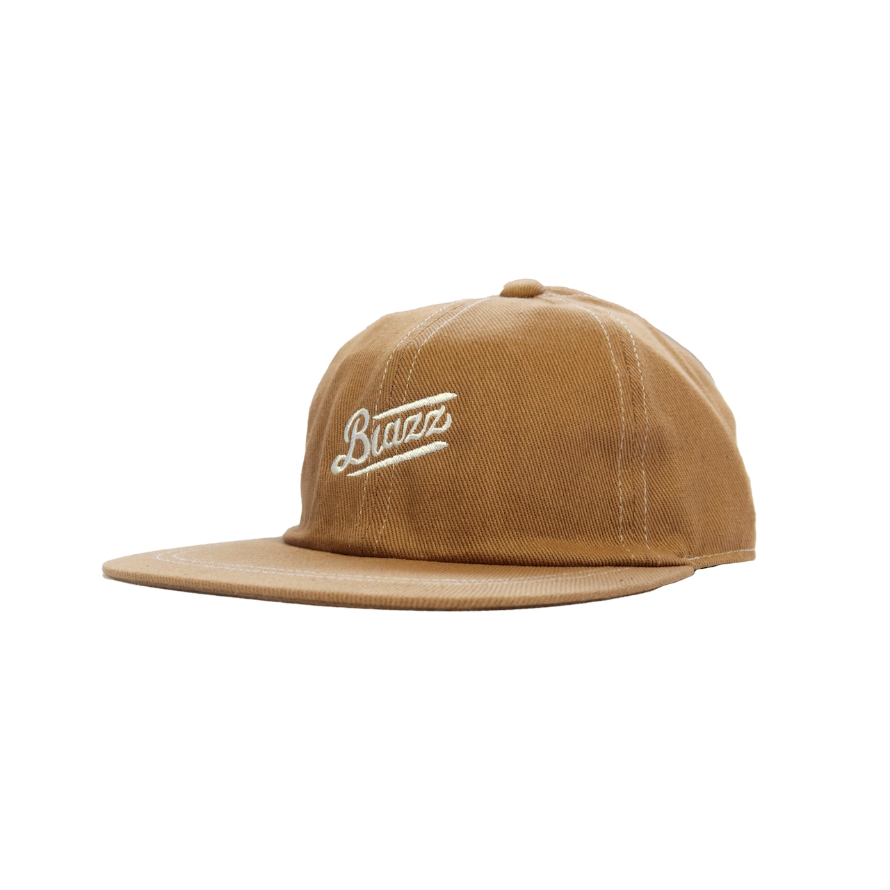 LOGO WHITE Needle Work Light Weight Cap [BROWN]