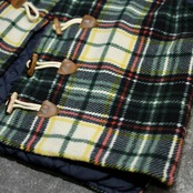 design check fleece vest