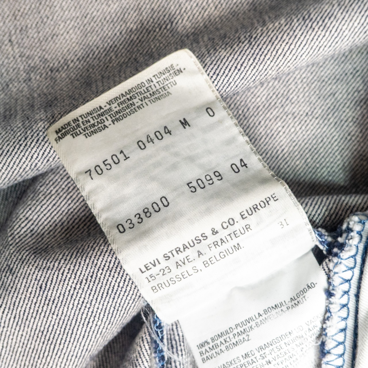 Euro Levi’s 70501 Denim Jacket(1st Type)