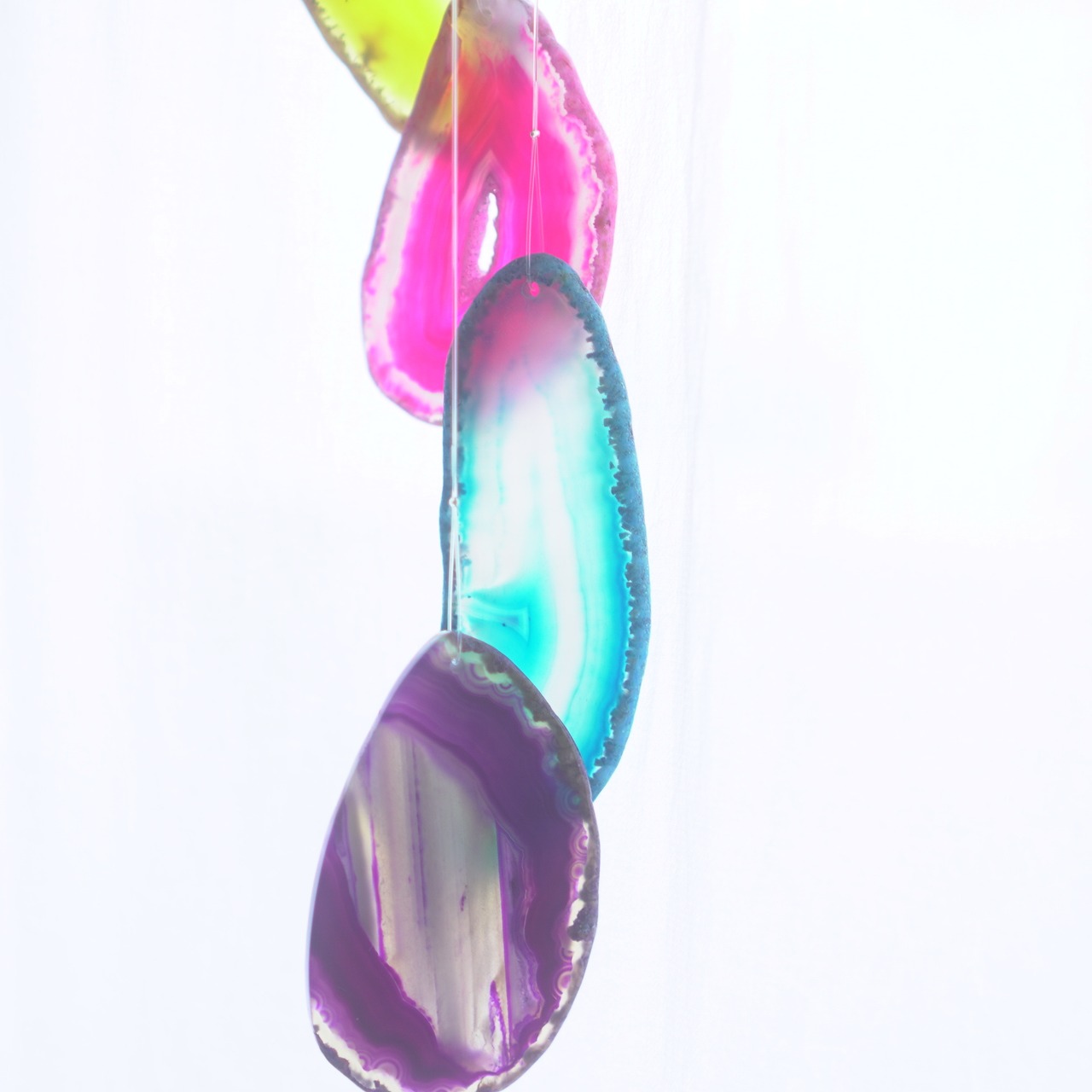 Rainbow Beach 05 - アゲートヒーリングチャイム / Agate Sun Catcher Wind Chime 696