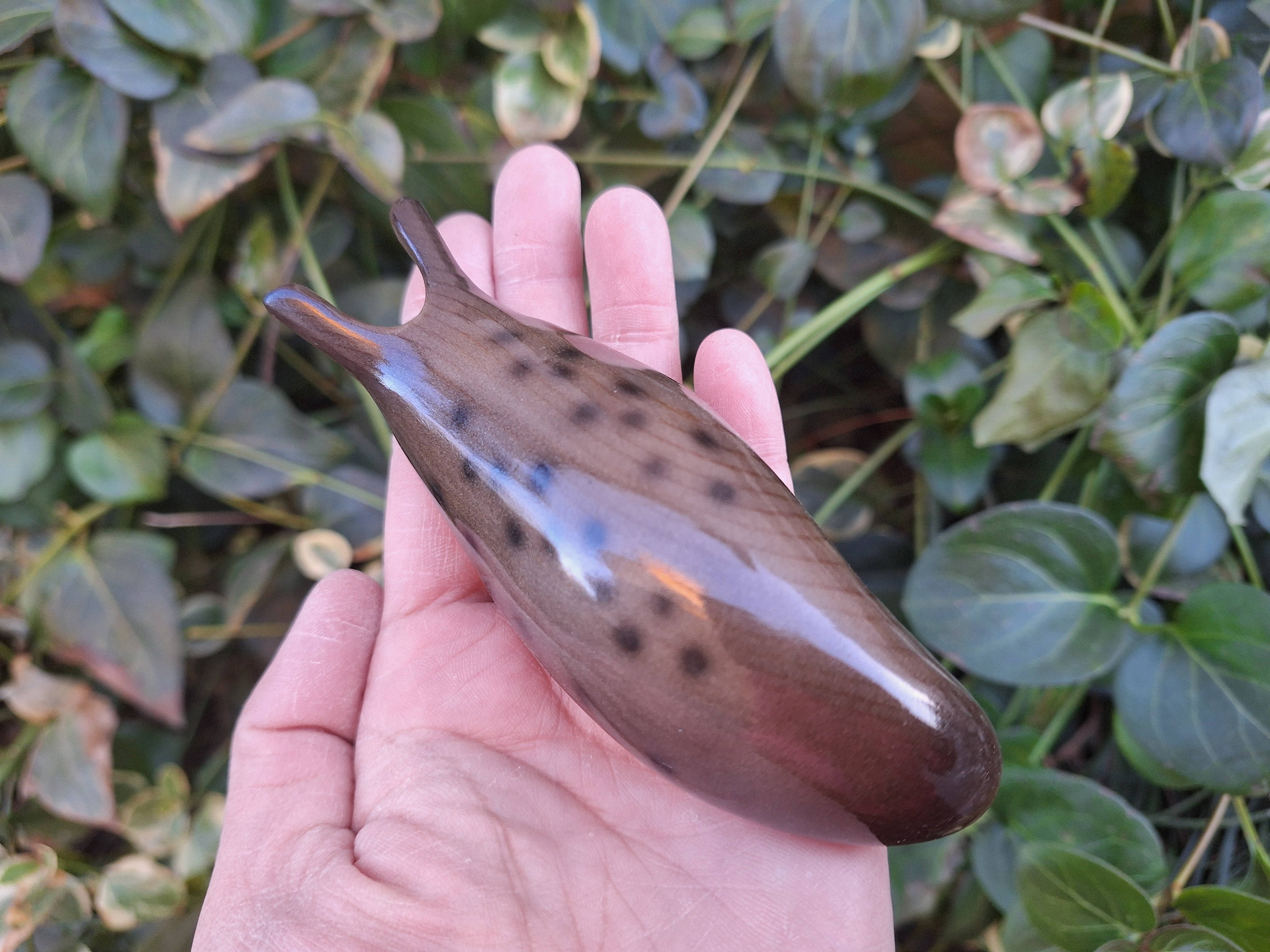 ヤマナメクジ slug | 工房西岡 woodcraft animals