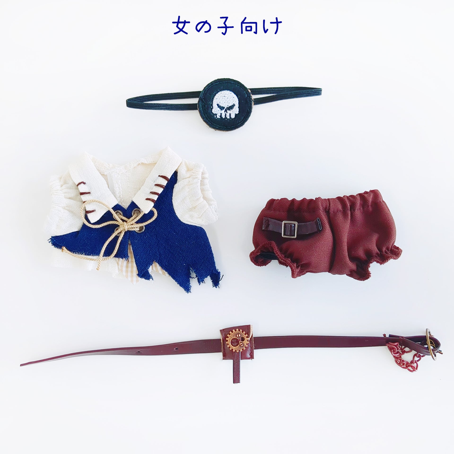 ◆svn海賊◆見本ページ◆10cm ぬい服　ハロウィン 1194【10cm】海賊のキャプテン | Little Closet │ ぬい服・ぬい活の通販