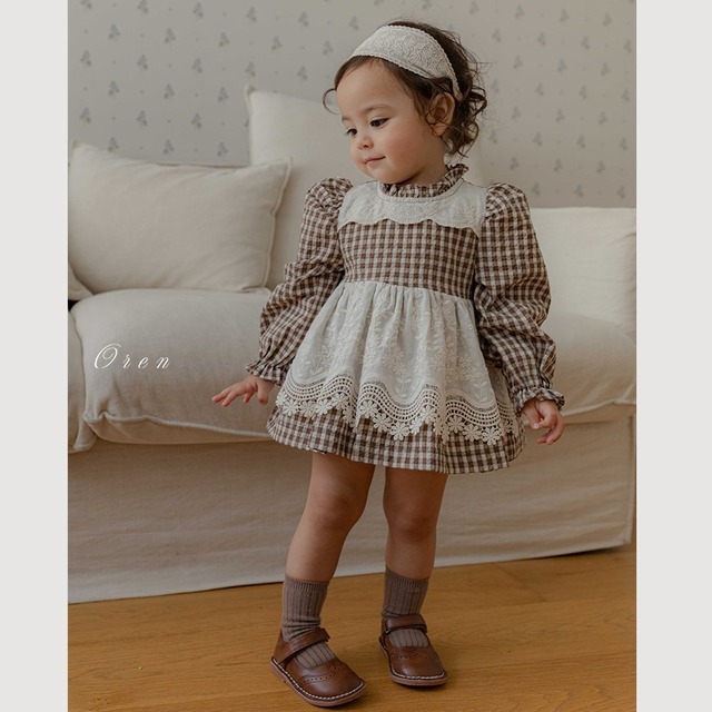 Oren 2nd［取寄］baby) cocobell apron suit 26autumn