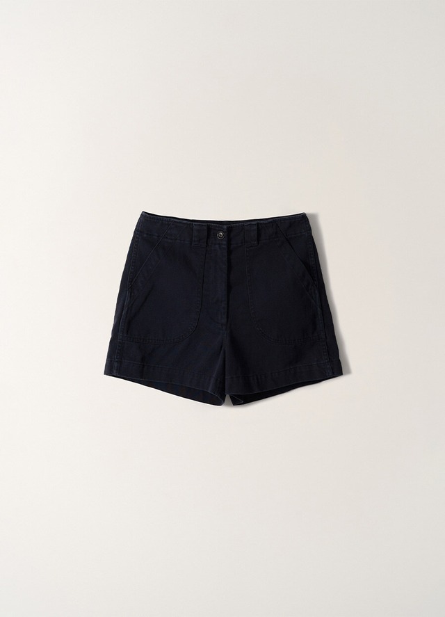 [NOTHING WRITTEN] Washed cotton shorts (Dark navy) 正規品 韓国ブランド 韓国通販 韓国代行 韓国ファッション ナッシングリトゥン 日本 店舗