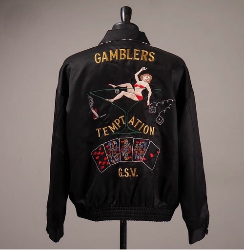 【GANGSTERVILLE】ギャングスタービル /GAMBLERS - GABARDINE JACKET (BLACK)