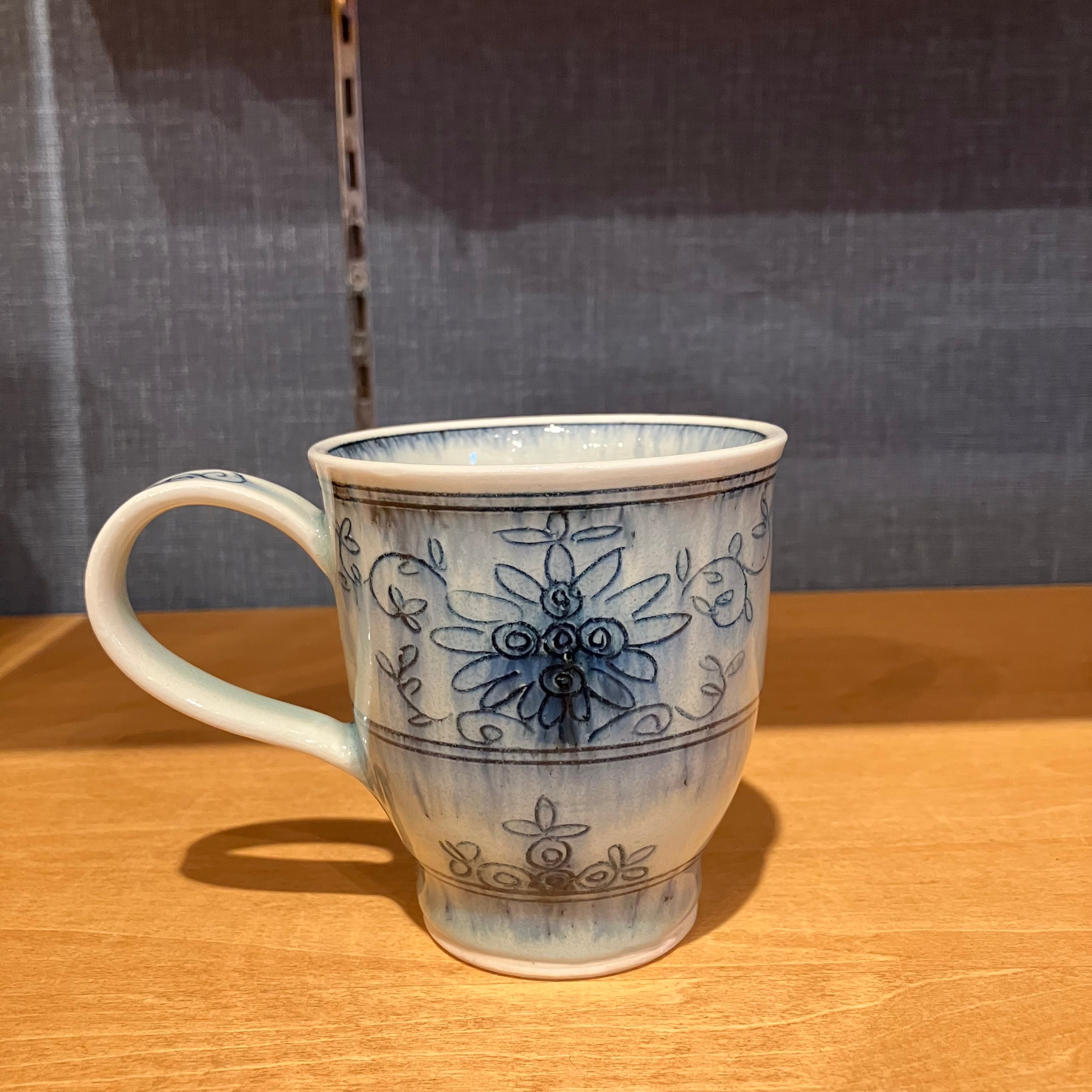マグカップ 安南染付 陶彩窯 砥部焼