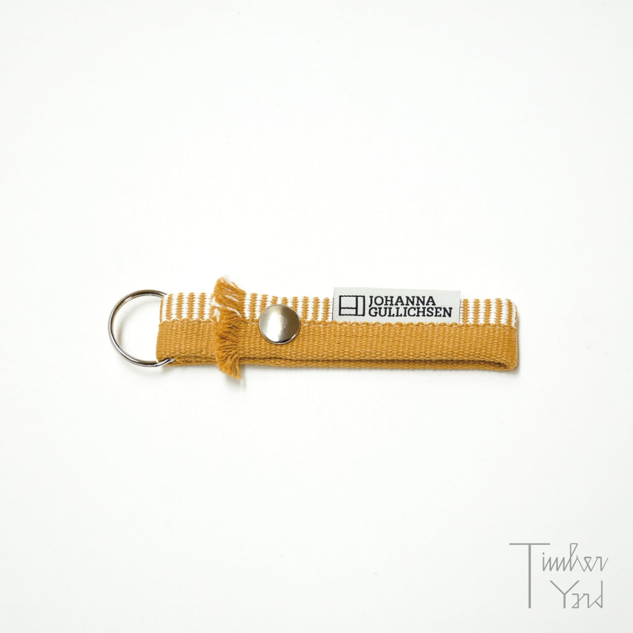 Keyring with punchbutton / Yellow / キーリング / Johanna