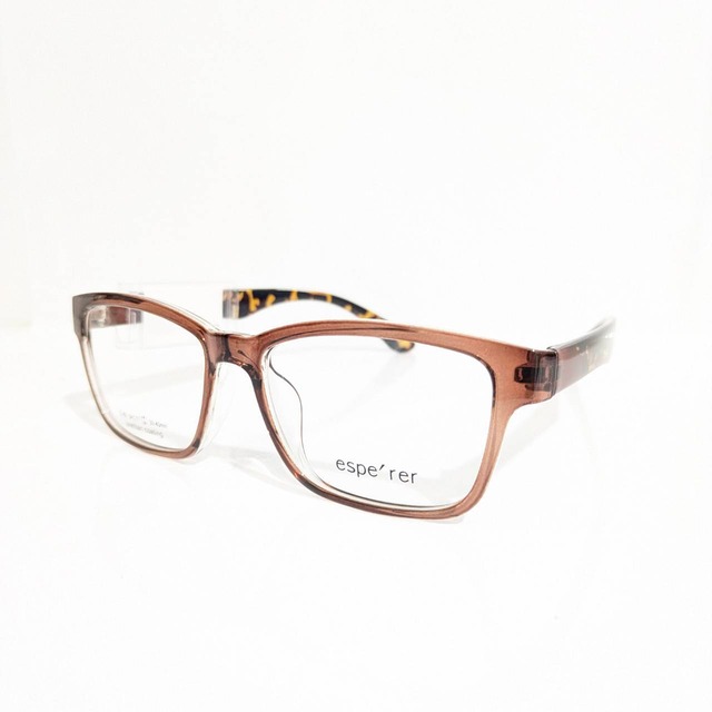 【espe'rer】スクエアセルフレーム　ブラウン