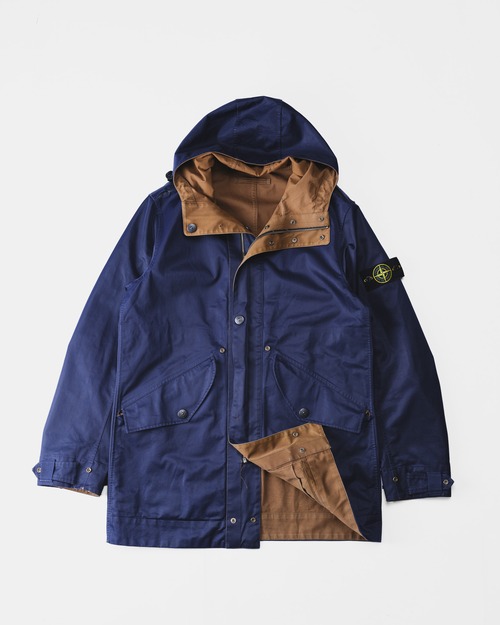 [2009AW] "STONE ISLAND" Reversible Hooded Jacket (Designed in Carlo Rivetti)