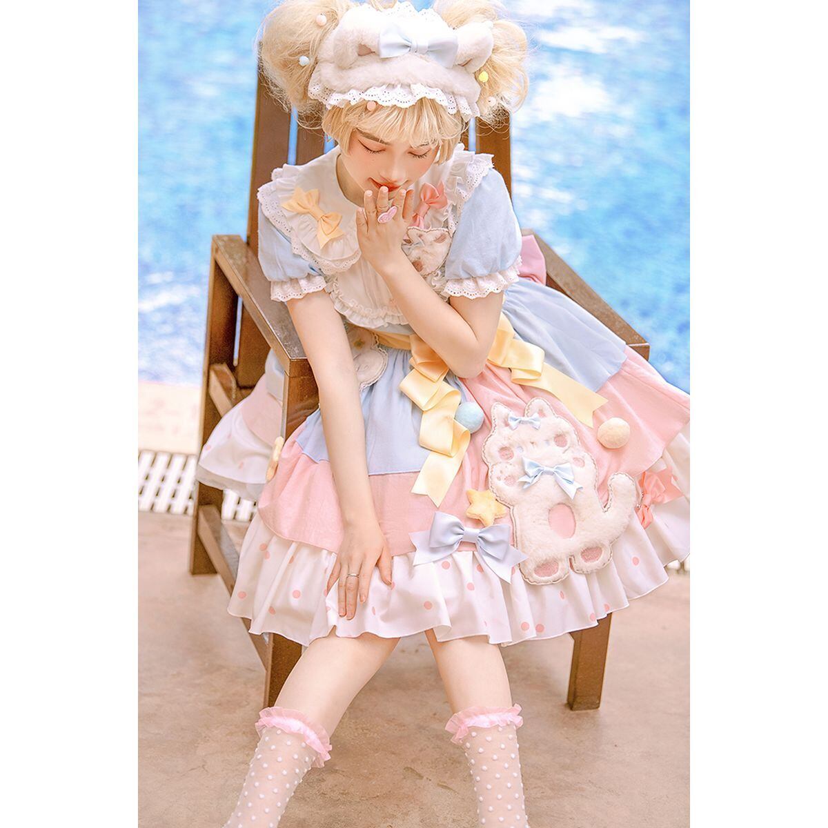 甘ロリキャンディキャットリボンドレス | Maiden 
