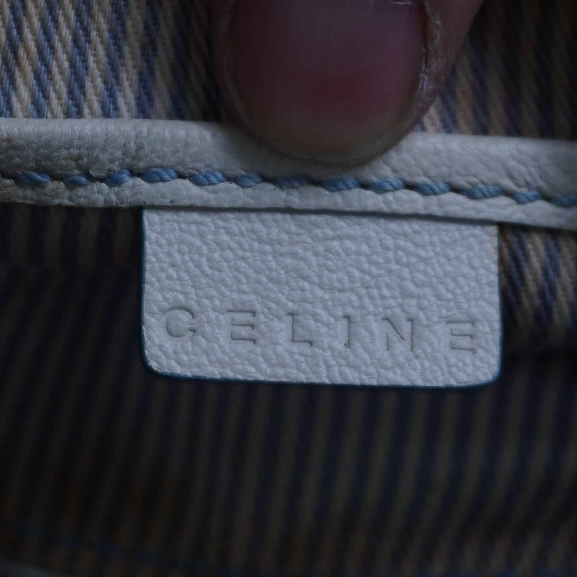 CELINE】セリーヌ vintage Cマカダム キャンバスレザー切替