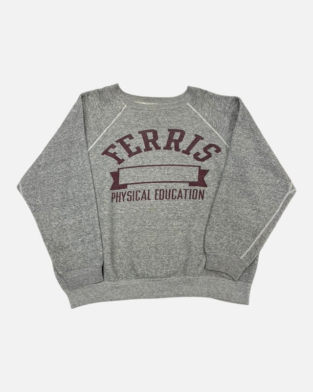 1960's Unknown college print raglan sweatshirt