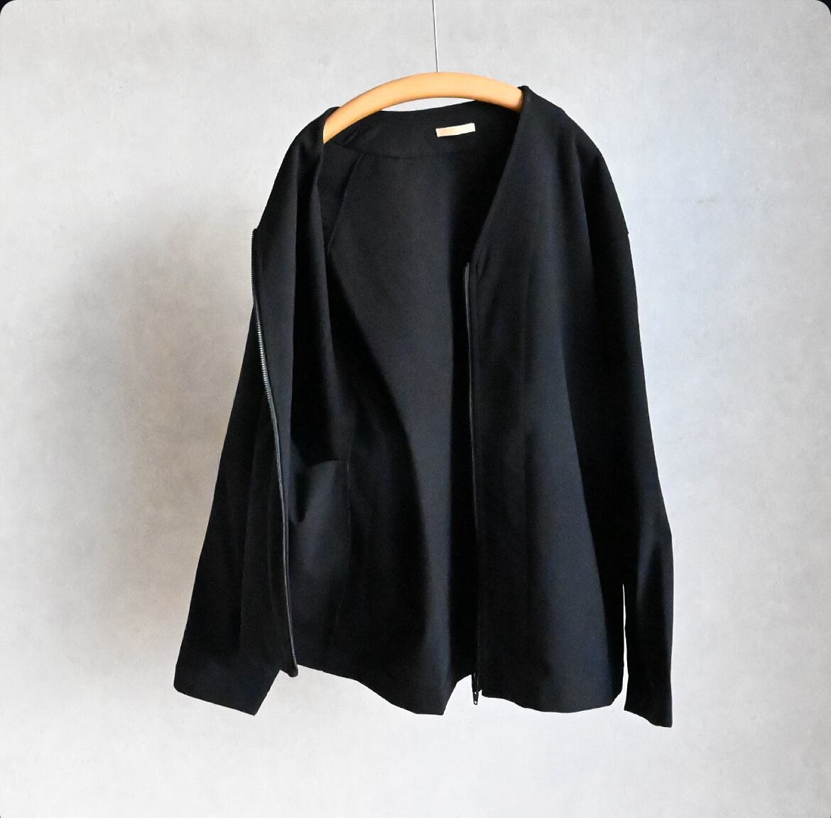 LA MOND】PREMIUM MILANO RIB ZIP CARDIGN ラモンド プレミアム