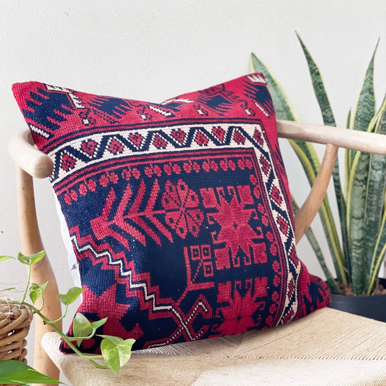 ヴィンテージラグクッションカバー 45×45 vintage rug cushion cover 