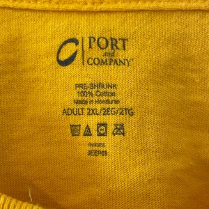 【PORT&COMPANY】KAMO  半袖 プリント Tシャツ ロゴ 2XL ビッグサイズ US古着 アメリカ古着