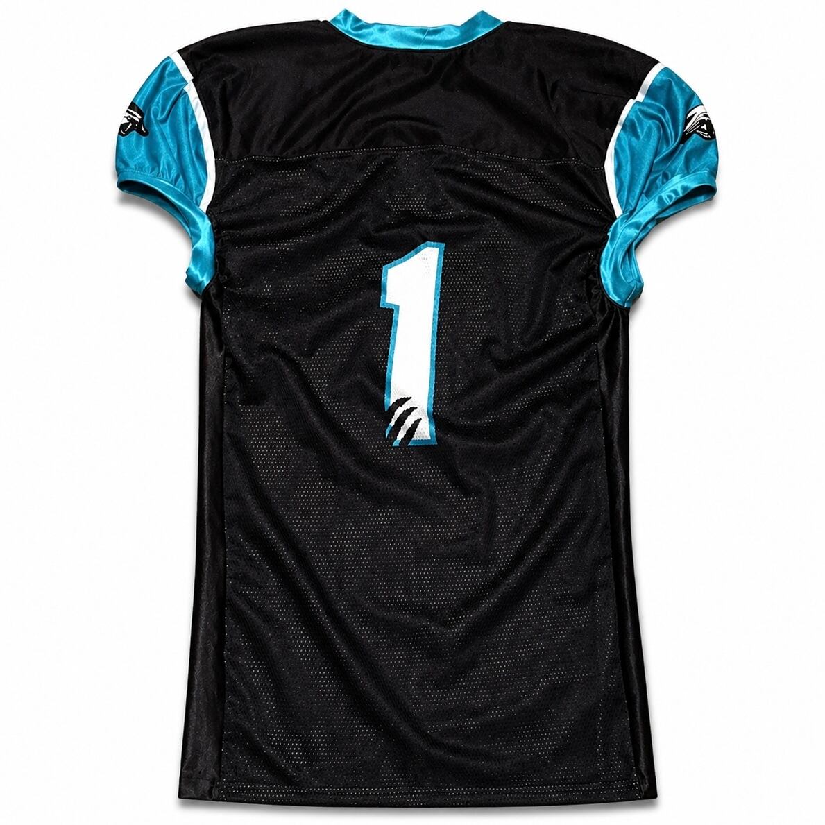 L】Wilson アメフト Carolina Panthers ゲームジャージ ブラック
