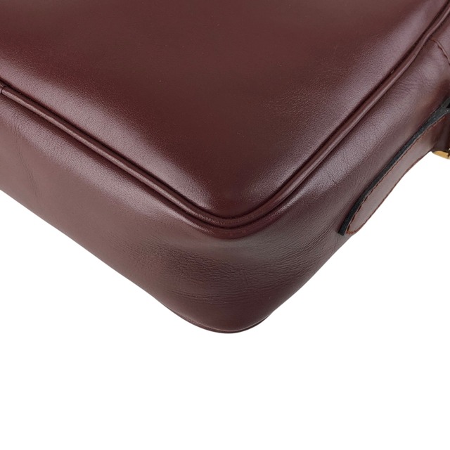 Cartier カルティエ マストライン ショルダーバッグ ボルドー レザー vintage ヴィンテージ オールド tubex6
