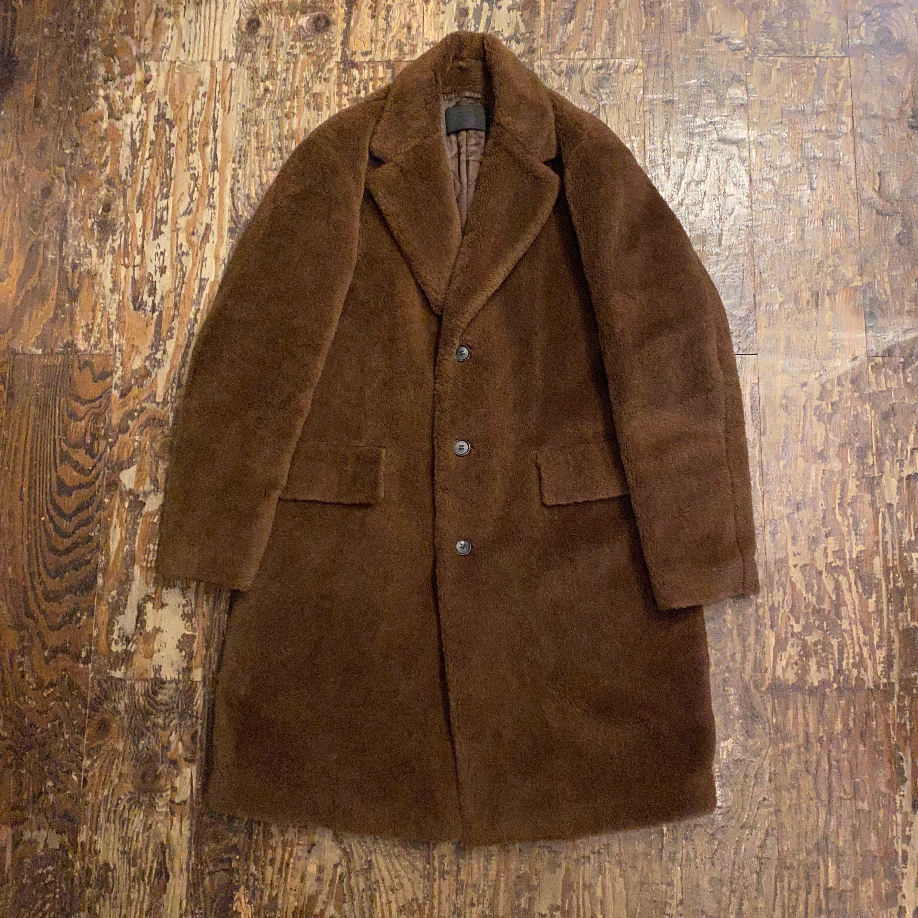 PRADA プラダ 18AW アルパカ混 チェスターコート SIZE S 【代官山01  